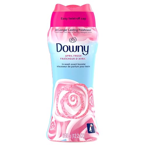 Downy April Fresh In-Wash Laundry Scent Booster Beads, 12.2 oz, laundry scent beads, Long-lasting Freshness