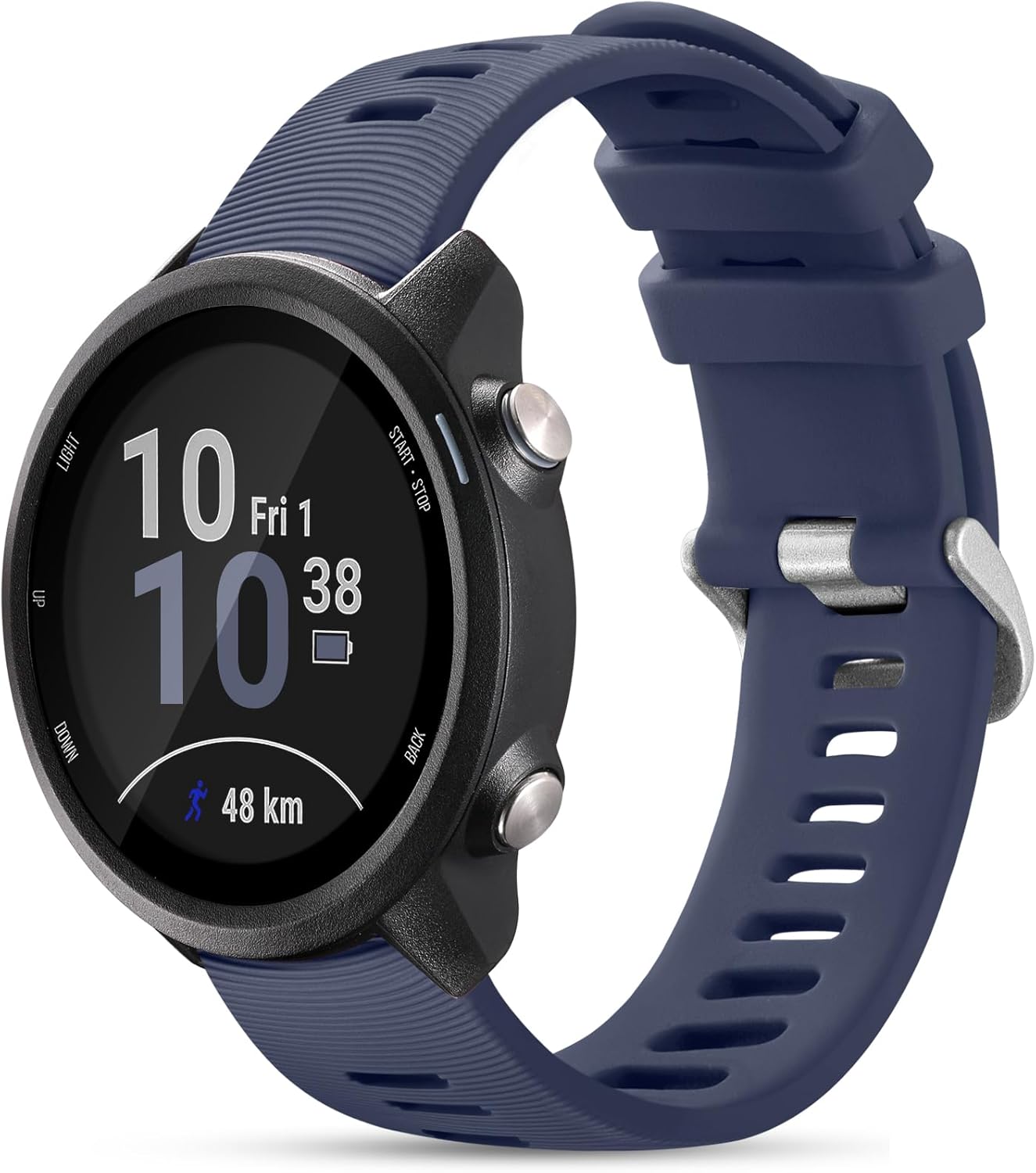 SG FREE 🚚] 20mm Silicone Strap Band For Garmin Forerunner 245 245M 645 645m 158 55 Vivoactive 3 Music Element Bracelet I.251520129 - View #3