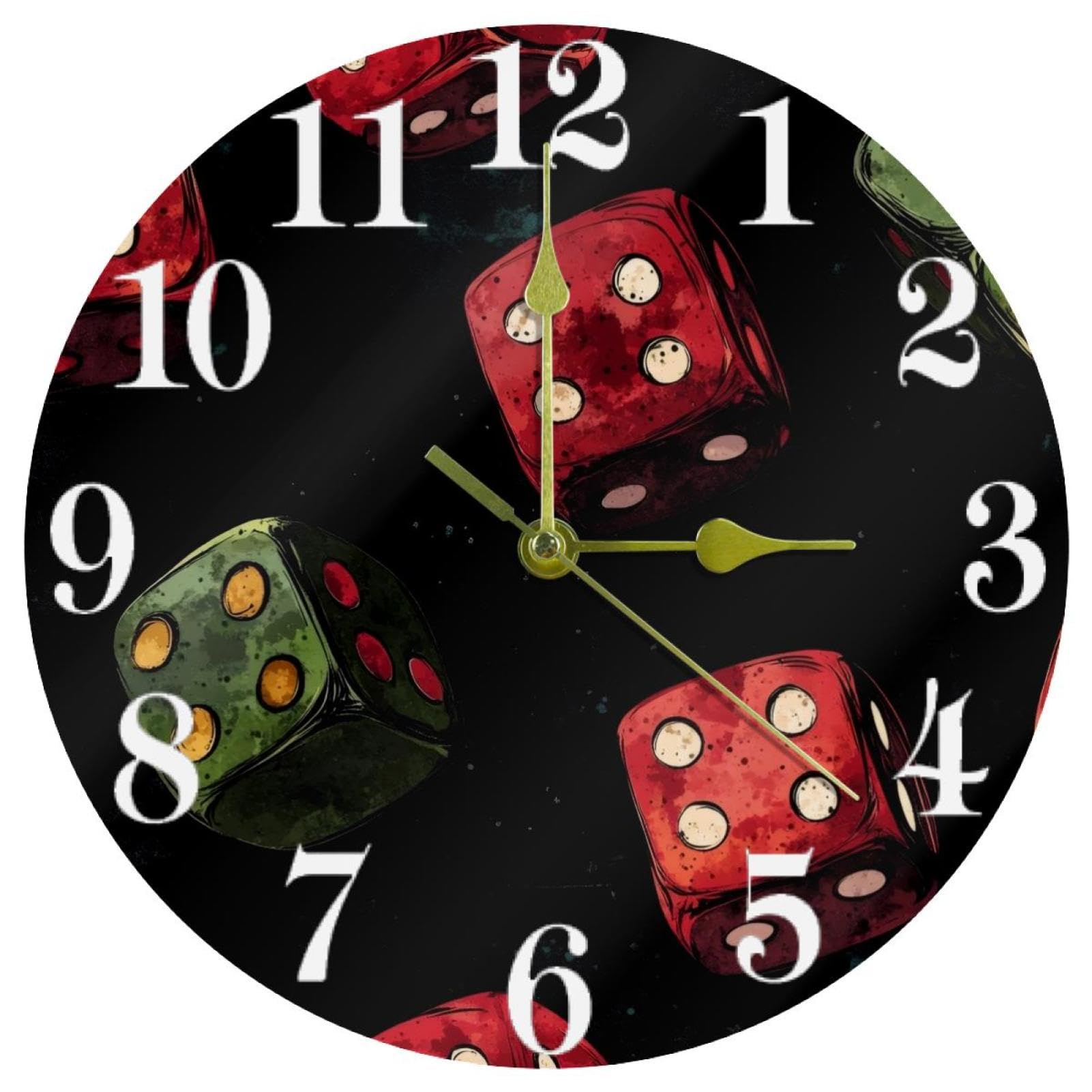 Horloge murale quartz sans tic-tac mécanisme silencieux pour cuisine