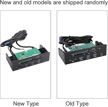 Internal Card Reader, 5.25inches Internal Card Reader Media Dashboard Multi Function Desktop Front Panel