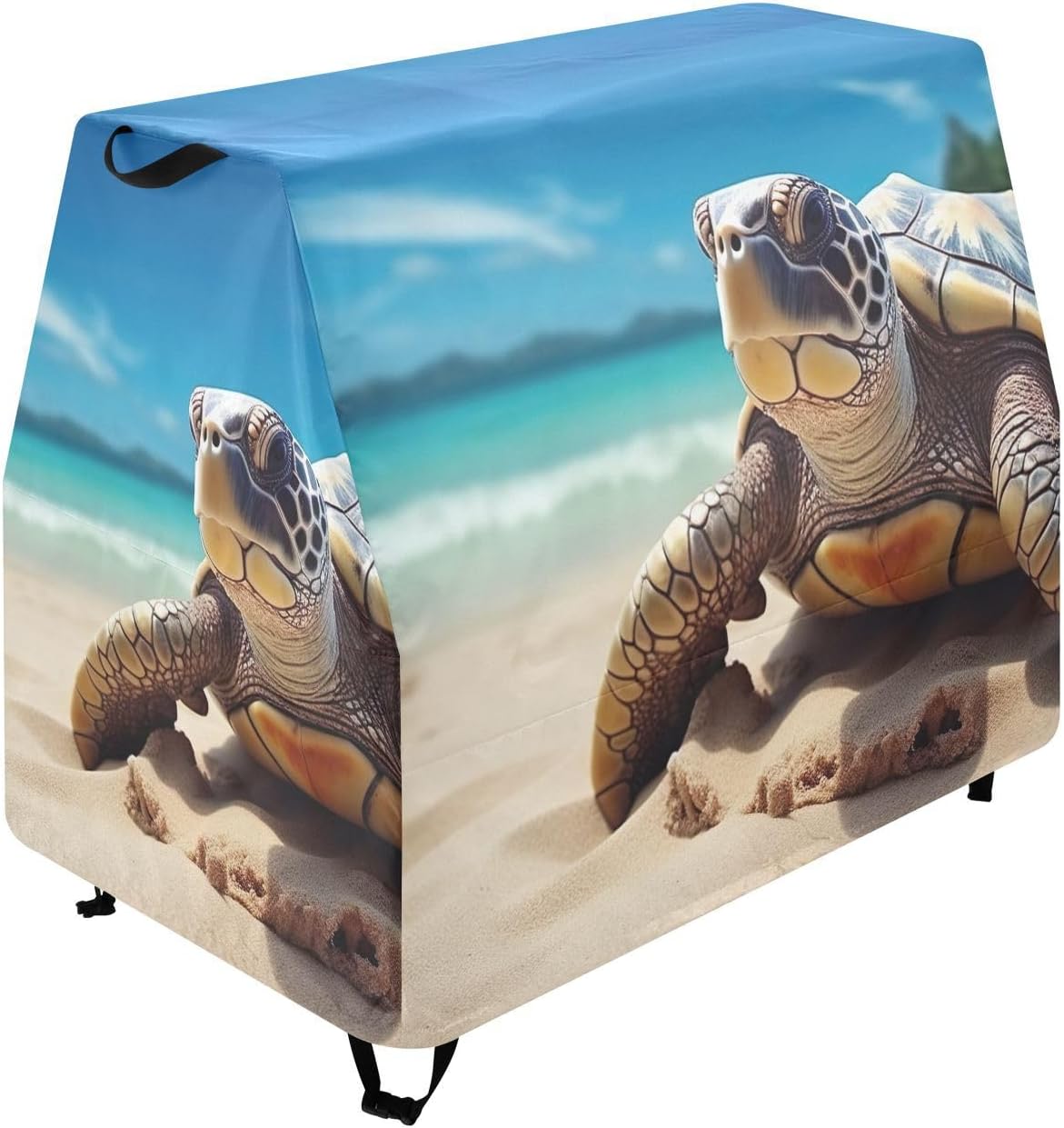 Sea Turtle Kids Water Table Cover Fit Step2 Rain Showers Splash Pond Water Table, Waterproof Dust Proof Anti-UV Outdoor Toys Cover-Cover only
