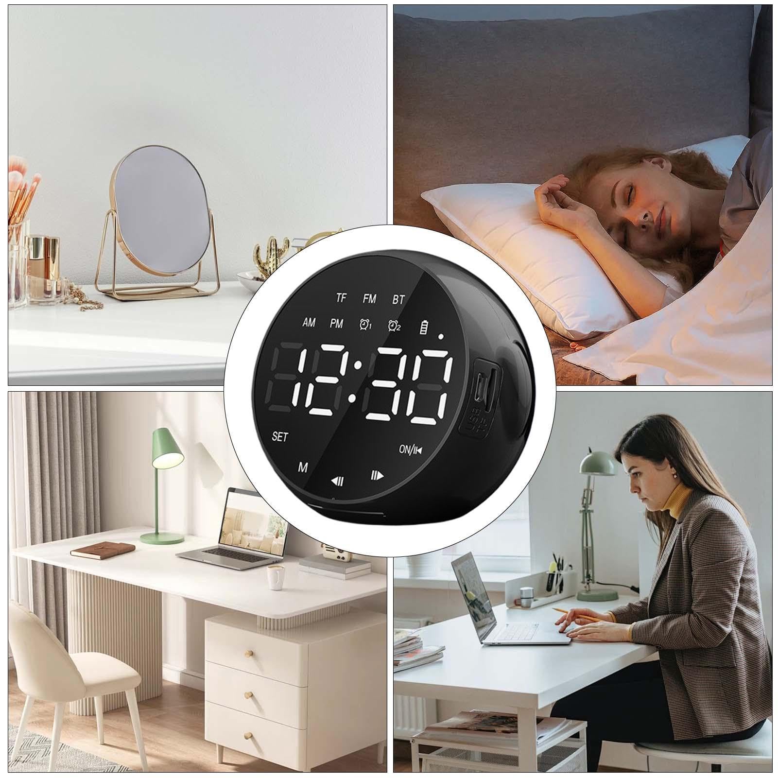 Reloj despertador de la habitación con pantalla LED de sonido fuerte