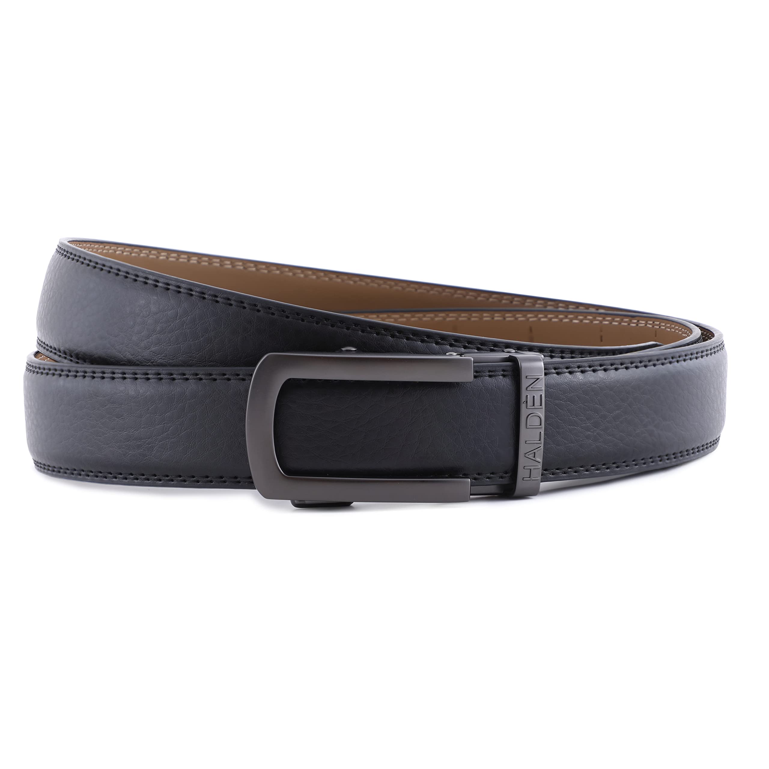 FALCON Belts For Men Casual (Free Size Fits Up to 44 Inch Waist) Ratchet Straps, Unique Magnetic Auto-lock Buckle Jeans Belt Men Leather-image-36