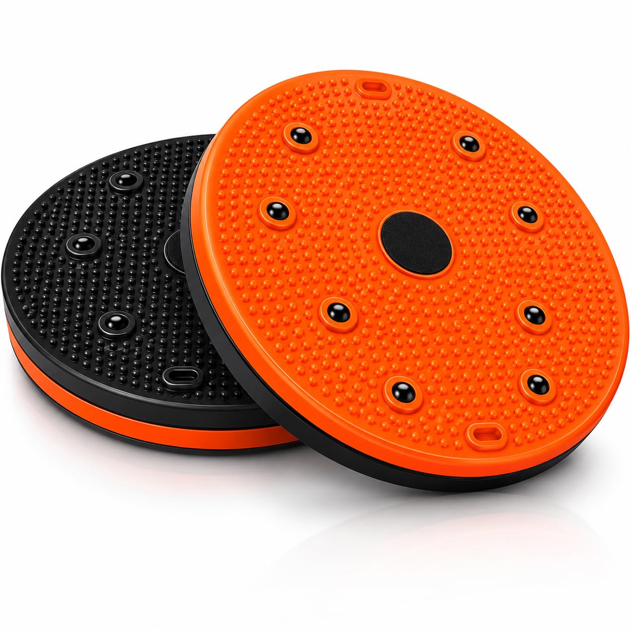 DRUMSTONE (With 3 Years Of Brand Warranty) Waist Twister Disc for Home Workout & Fitness Training, Portable Body Shaping Exercise Board with Acupressure Surface, Strong Rotating Balance Trainer-image-35