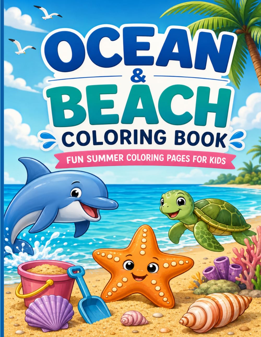 Beach Adventure Coloring Book