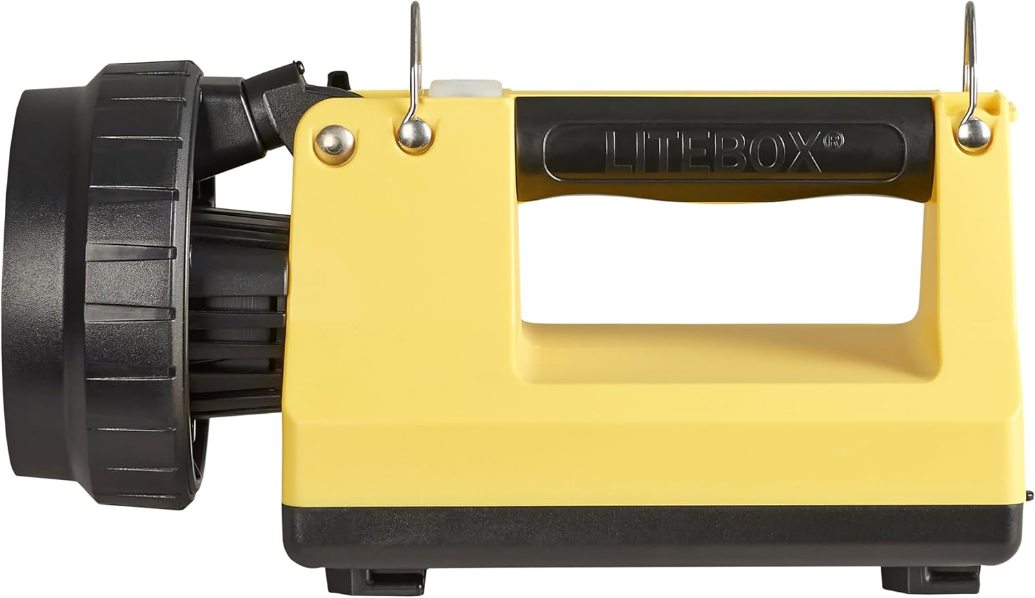 Streamlight 45871 E-Spot LiteBox 1150-Lumen 110000 Candela Rechargeable Spot Beam Lantern with AC/DC Charging, Heavy Duty Shoulder Strap, and Mounting Rack, Yellow