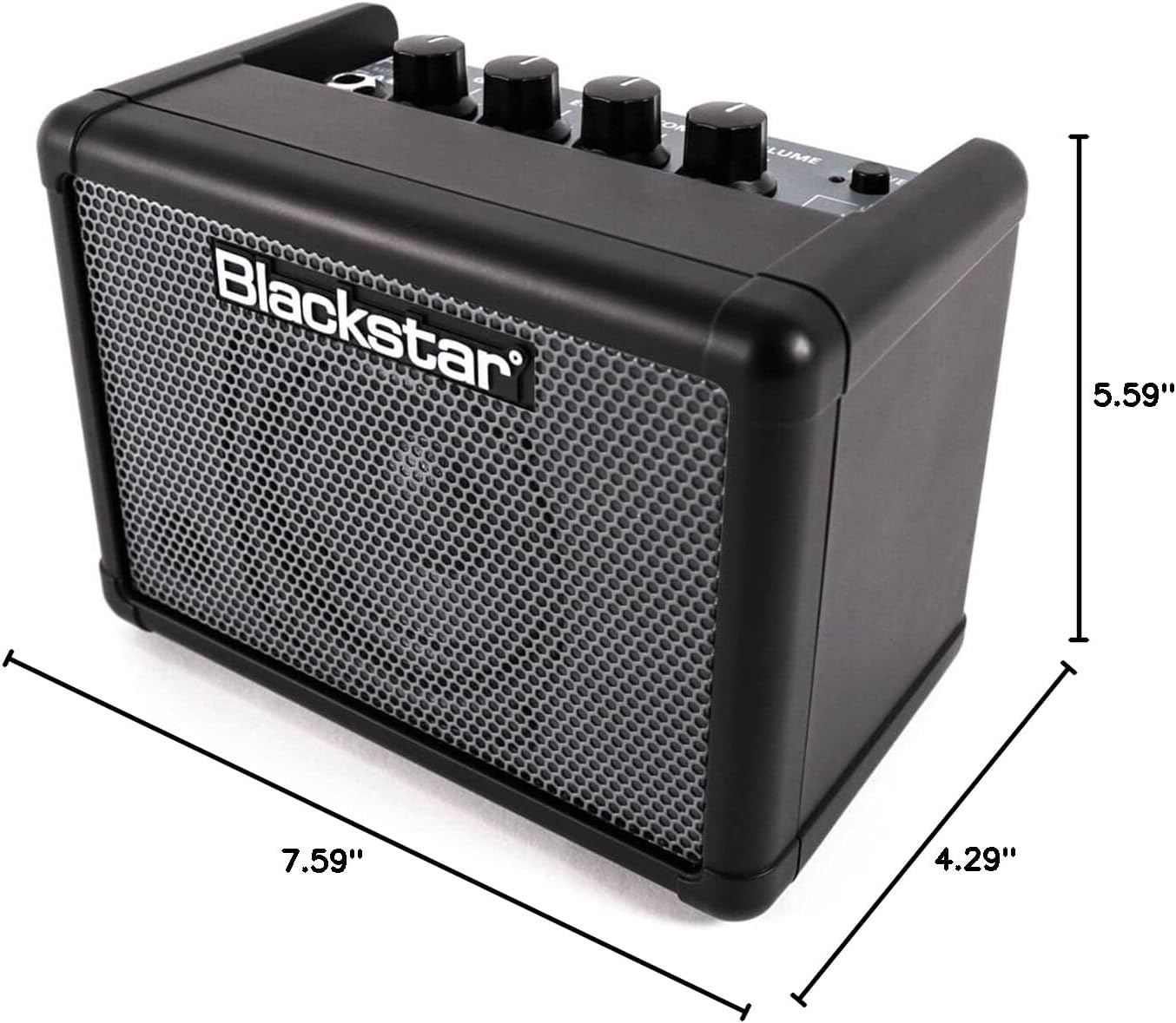 Blackstar Fly 3-3-watt 1x3 inch Compact Mini Bass Amp w/ 2 Channels and Emulated Line Out - Black