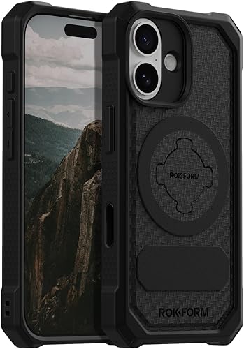 Vista 15 de Rokform Funda de cristal compatible con iPhone 17 Pro Max, cubierta magnética (transparente)