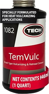 TEMVULC Black Cement for Bonding Tire Repairs in Heat Vulcanizing Applications (1qt)