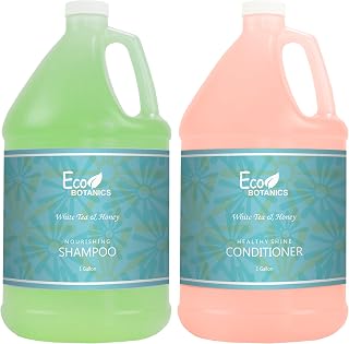Terra Pure Eco Botanics Hotel Shampoo and Conditioner | 1 Gallon | Designed to Refill Soap Dispensers (Single)