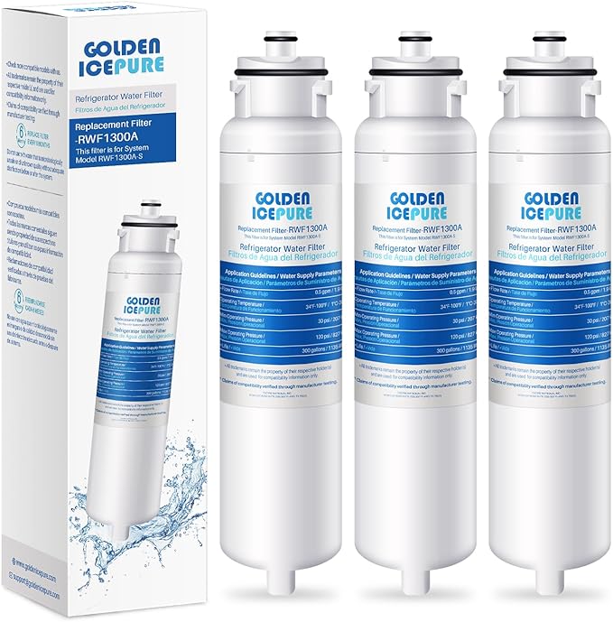 GOLDEN ICEPURE DW2042FR09 Aqua Crystal Water Filter