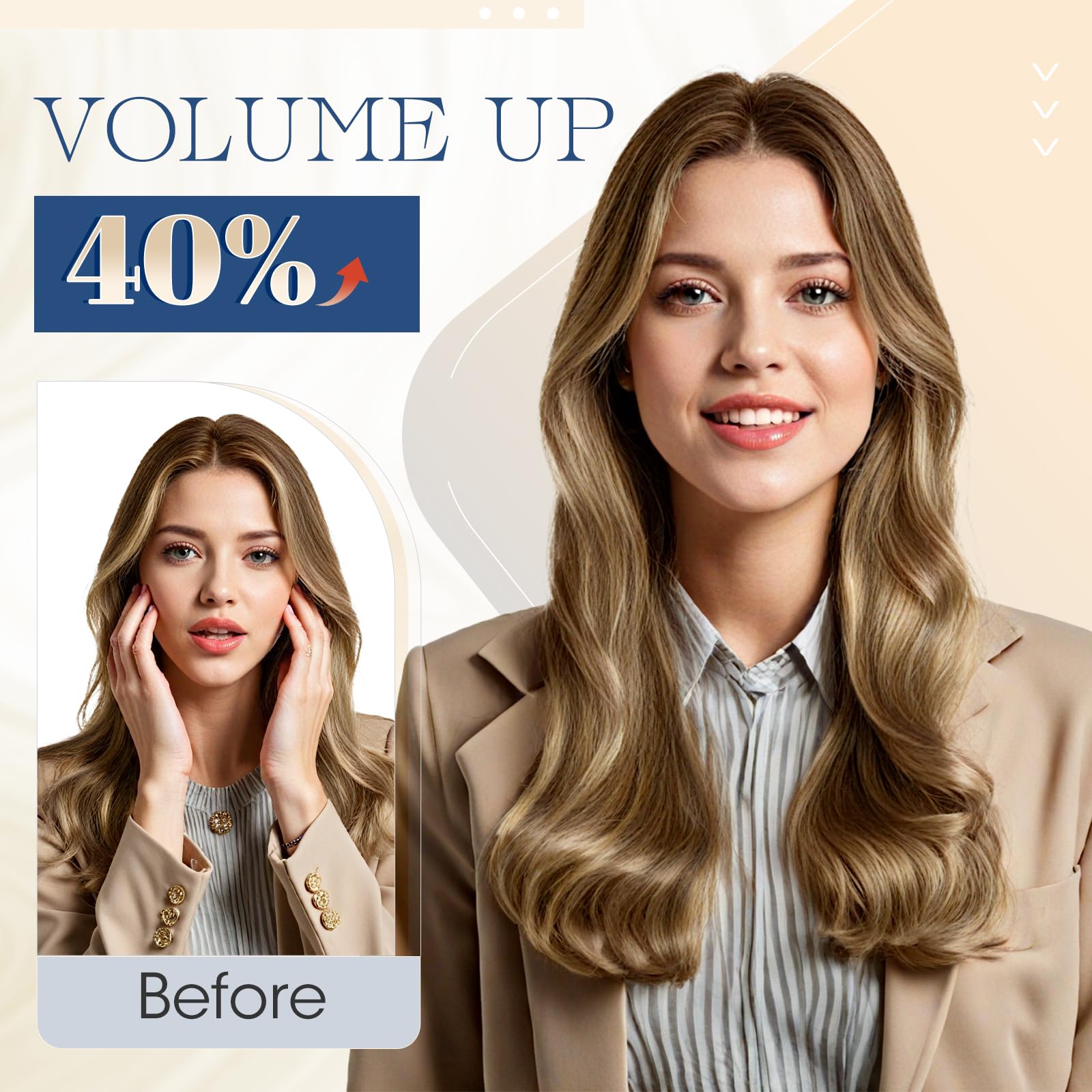 Elailite Extension Capelli Veri Cheratina Lunga Durata 100 Ciocche Meches 100% Remy Human Hair Balayage U Tip Nail Naturali Lisci 40cm 50g #4/#27 Marrone Cioccolato/Biondo Scuro