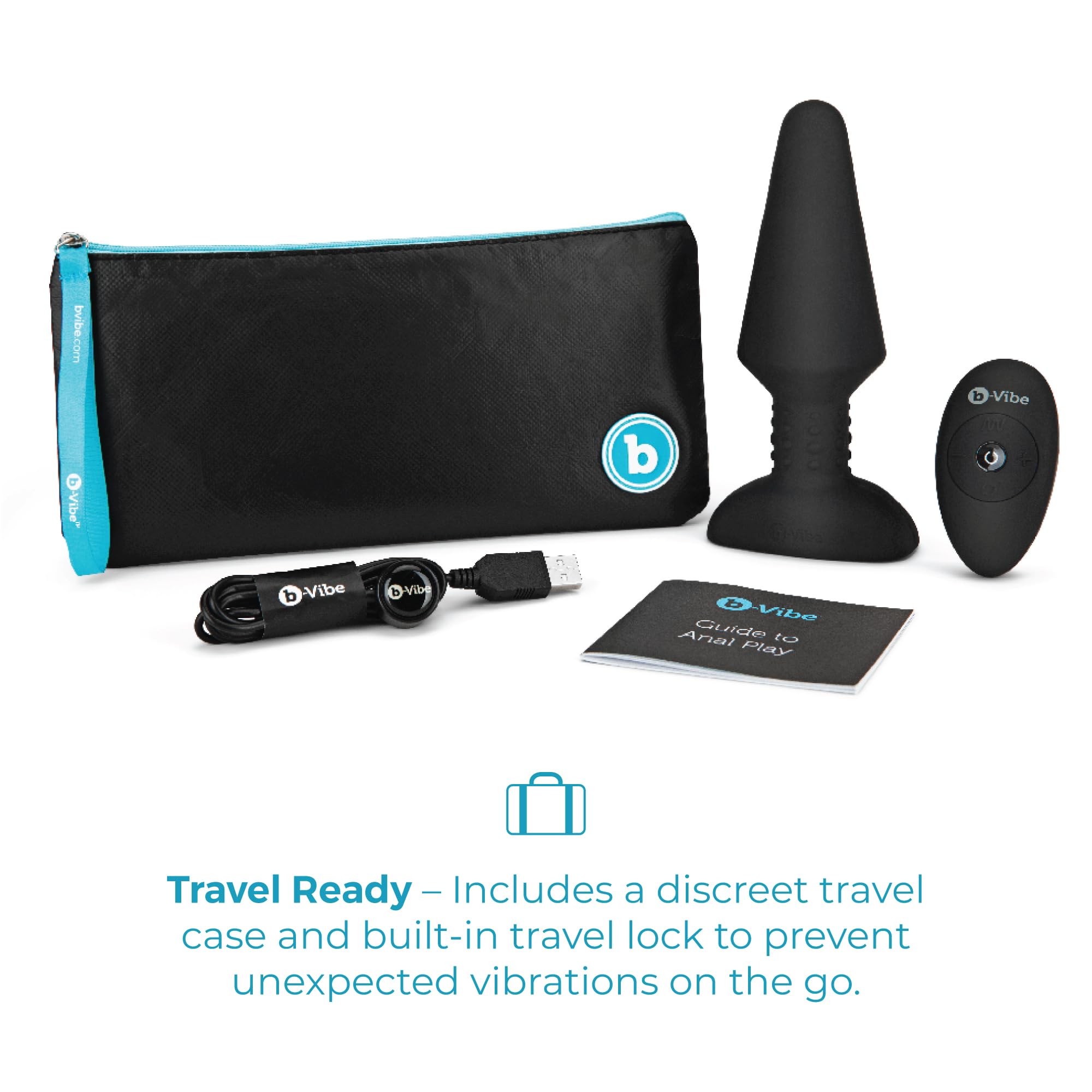 B-Vibe Rimming Spina anale Black XL