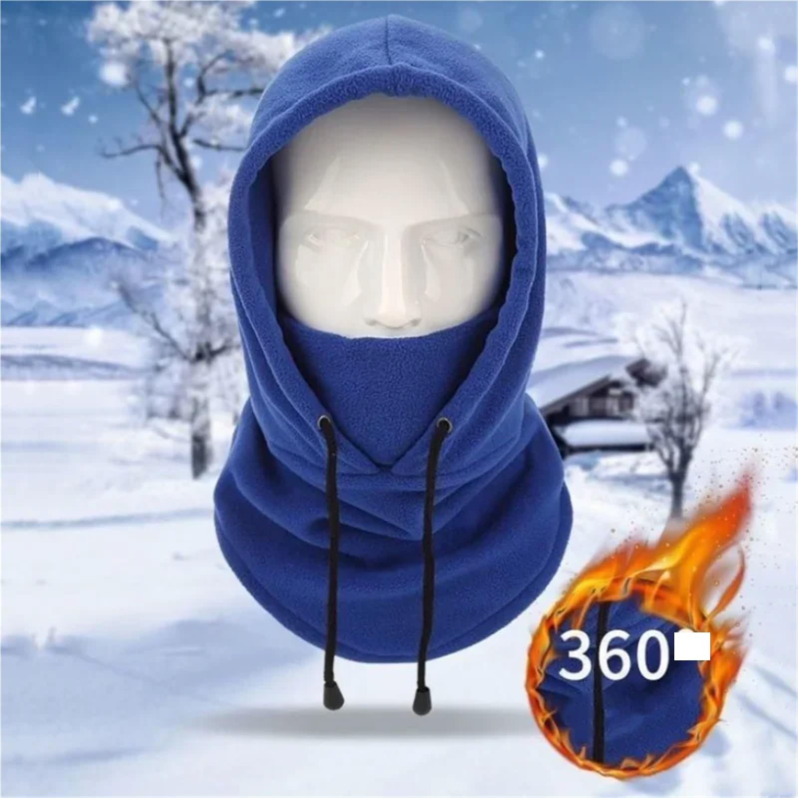 Fahrradmaske 2 stücke Winter männer Und Frauen Hüte Warme Hüte wasserdichte Warme Sturmhaube Hüte Mit Kapuze Hals Warme Wandern Schals Fahrrad Maske Sommer(Wine Red)