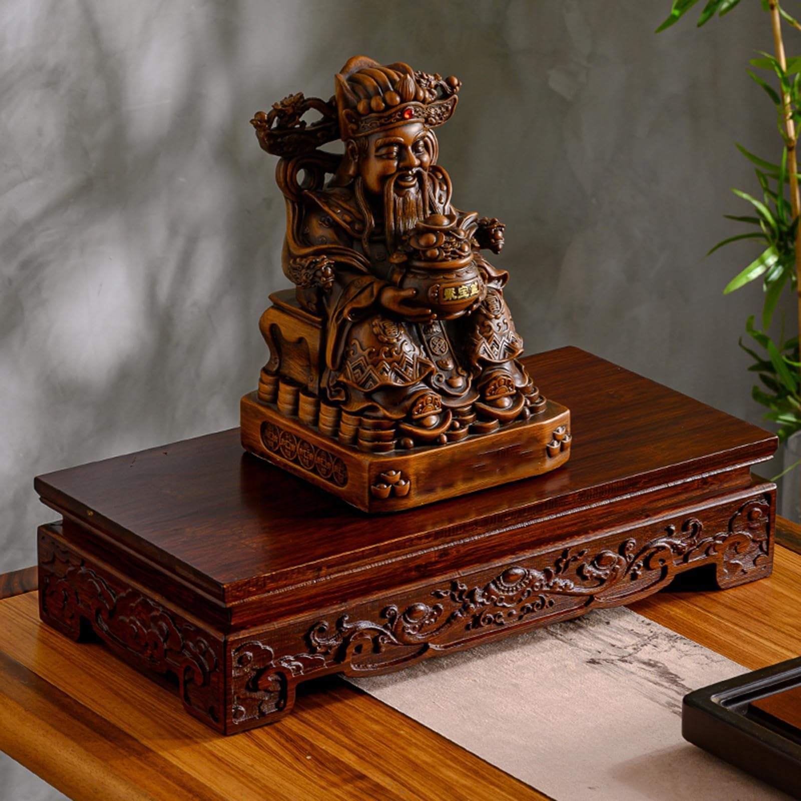 Mesa de altar con almacenamiento para meditación en el hogar