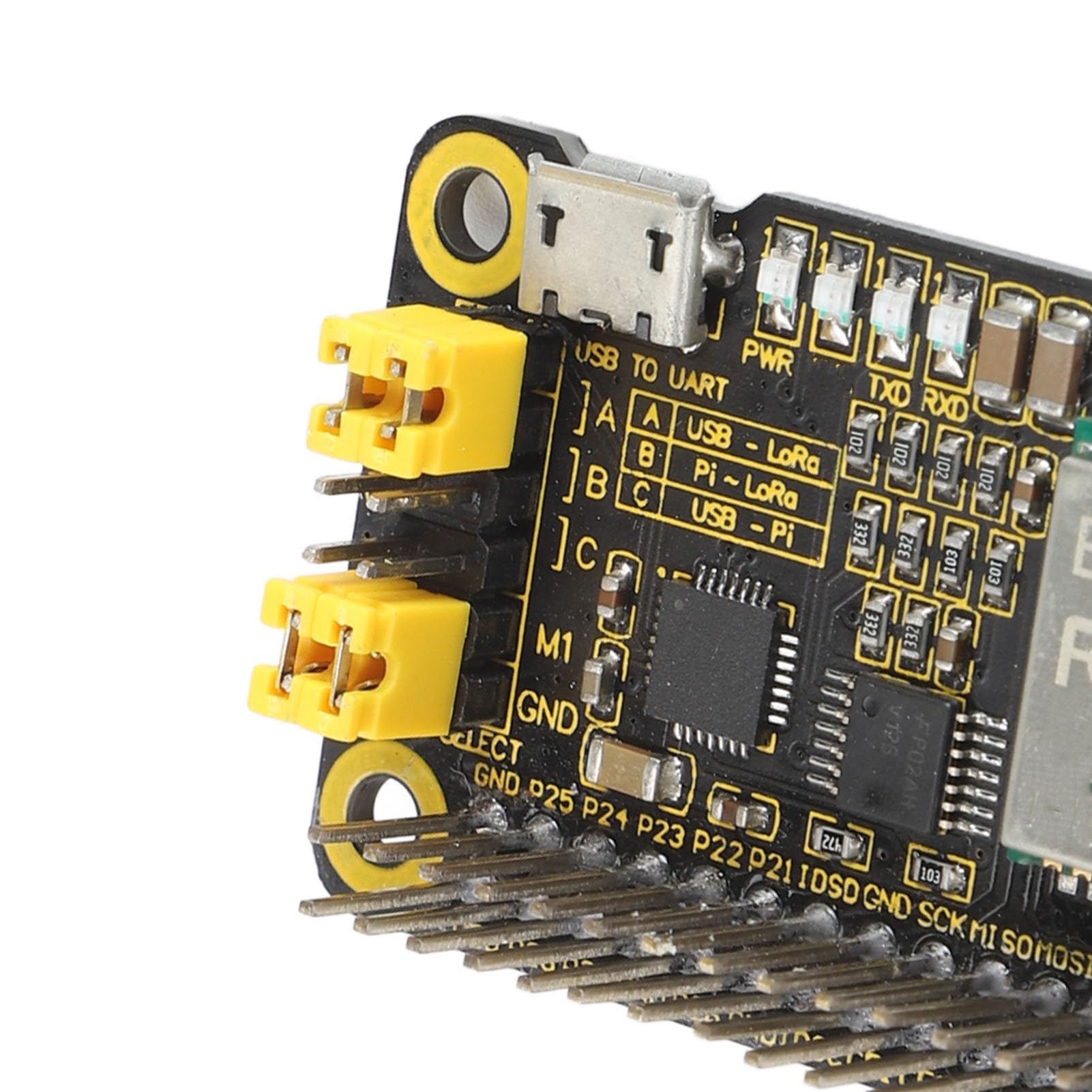 Fabater Lora Hat SX1268, Modulo Wireless da 5 Km, Basso Consumo Energetico con Interfaccia UART per la Comunicazione