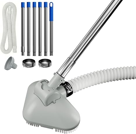 Above-Ground Pool Vacuum with Telescopic Pole