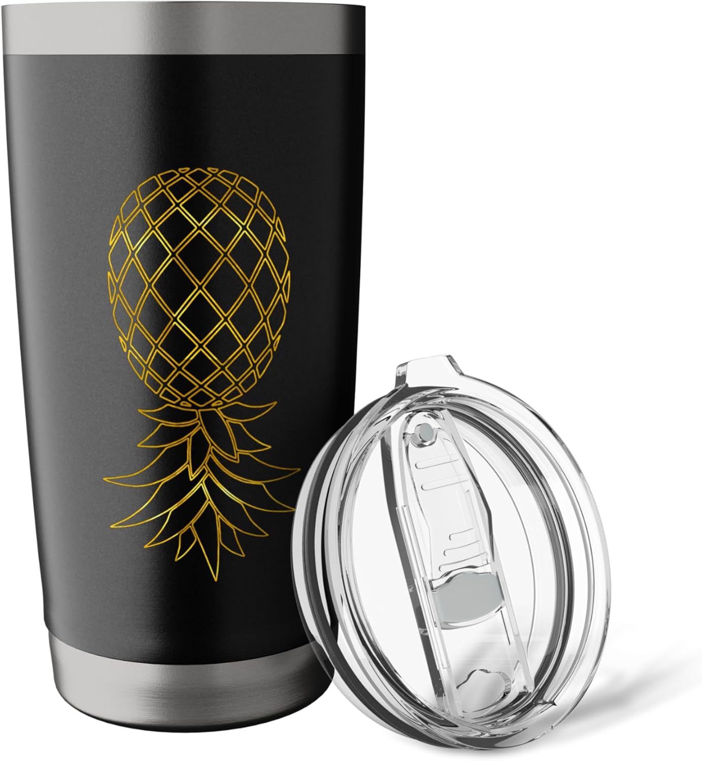 Party Mode Upside Down Pineapple Swinger Vanilla Swapping Stainless Steel Insulated Tumbler - Image 5