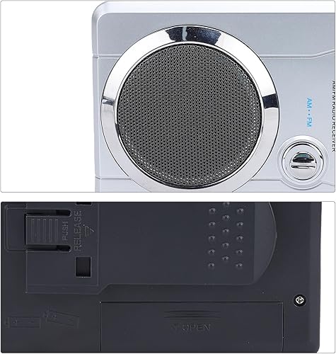 Miniatura 6 de Zunate Grabadora de casete portátil con radio AM FM, altavoz y micrófono integrados, conector para auriculares, inversa automática de cinta,