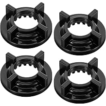 4pcs Mounting Lock Nut for Basin Faucet, 1/2 Inch IPS, Durable Plastic Faucet Nuts, Winged Design Easy Installation, Mounting Accessories for Bathroom Kitchen Faucets