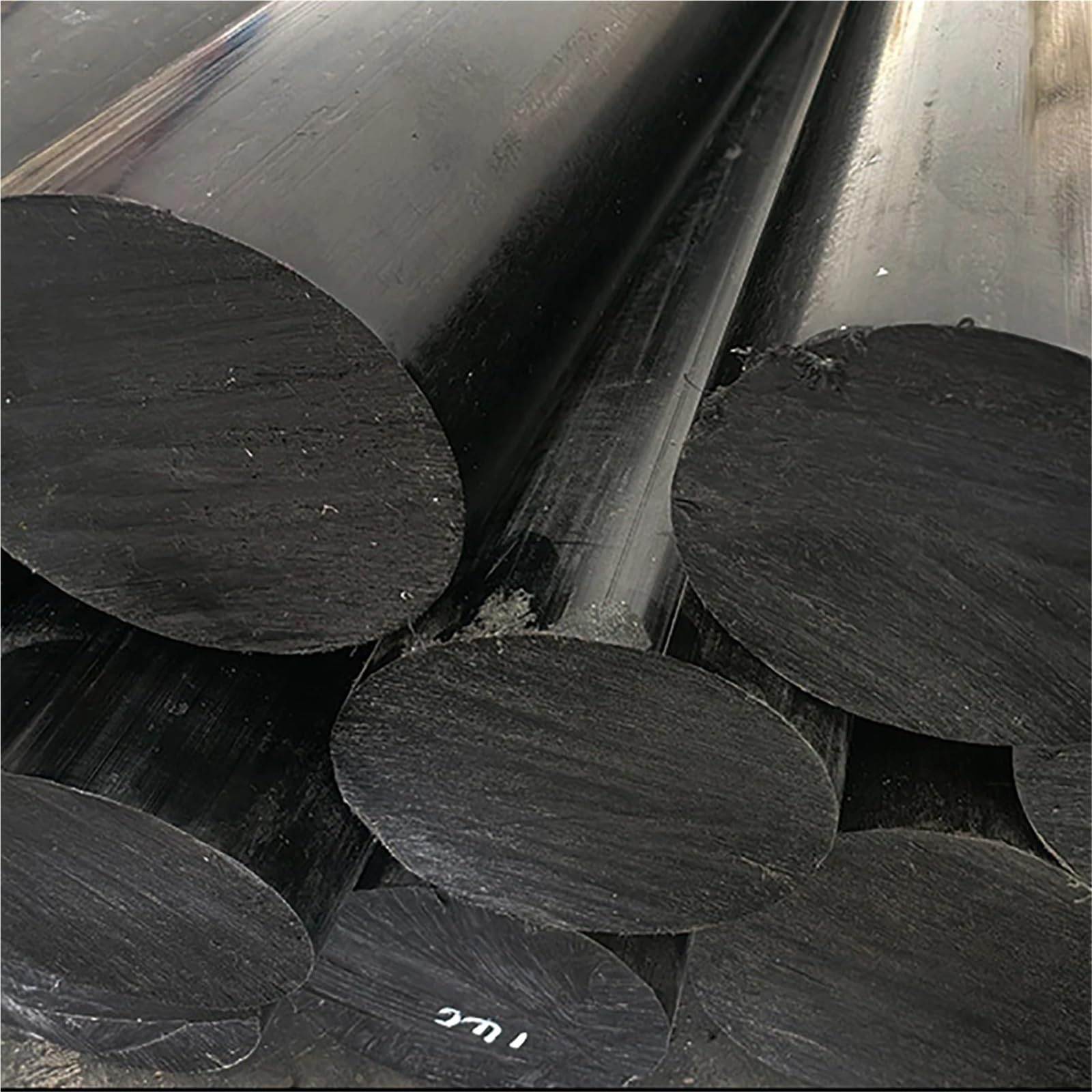 Nylonstange PA6 – 10 Stück, Ø 7 Mm, Länge 96 Mm, Schwarz, Verschleißfest & Leicht, Für Modellbau, DIY & Industrielle Projekte