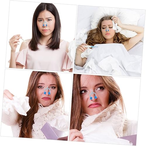 Miniatura 4 de Healifty 32 piezas de clip de nariz para hemorragias nasales, clip de sangrado nasal, tapones de sangrado nasal, clips de tapón nasal accesorios