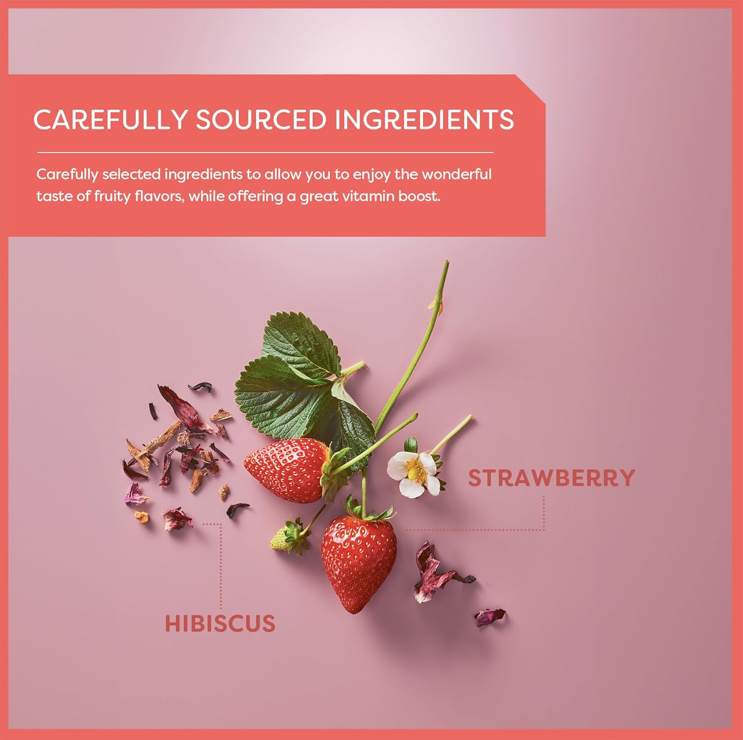 Wissotzky Strawberry Burst Herbal Tea (6 Pack -120 Tea Bags) | Fruity Blend | Caffeine Free Tea | Antioxidant Rich