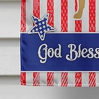 Vista 530 de Caroline's Treasures BB4243GF Bandera de jardín con texto en inglés «Merry Christmas» con texto en inglés «Merry Christmas», bandera decorativa