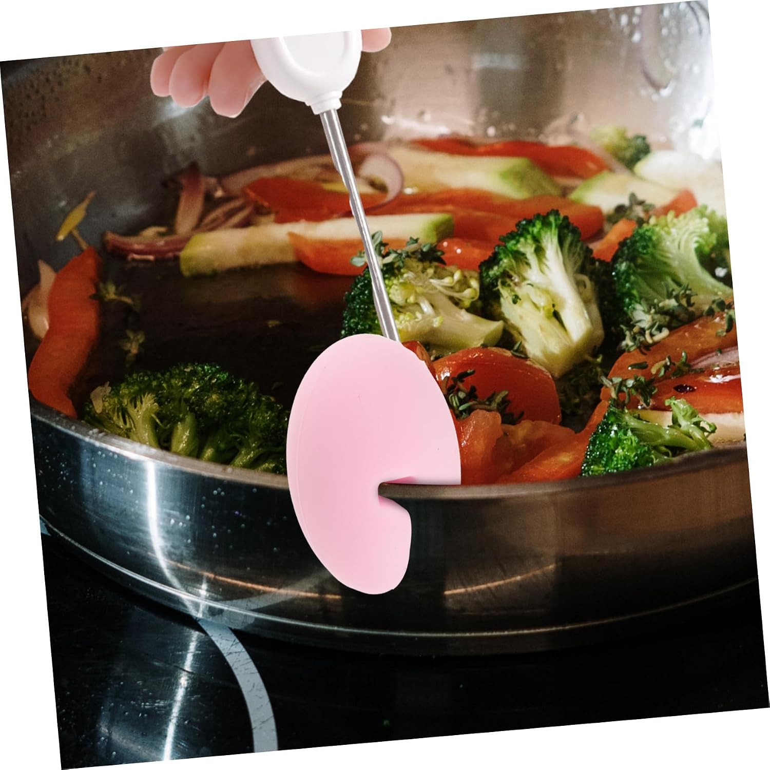 Silicone Temperature Probe Pot Clip Holder for Frying Candy Making