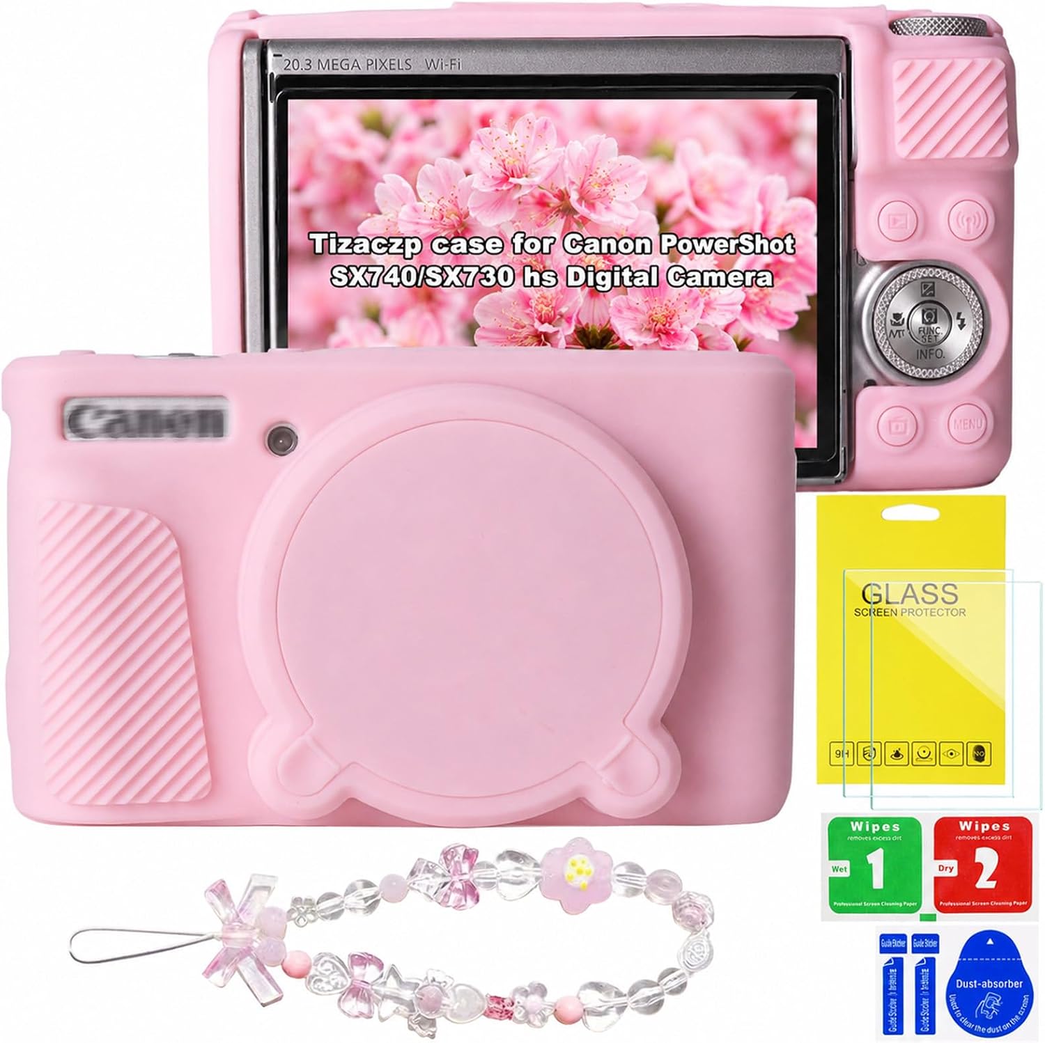 Camera Case for Canon PowerShot SX740 HS/SX730 HS Cute pattern case