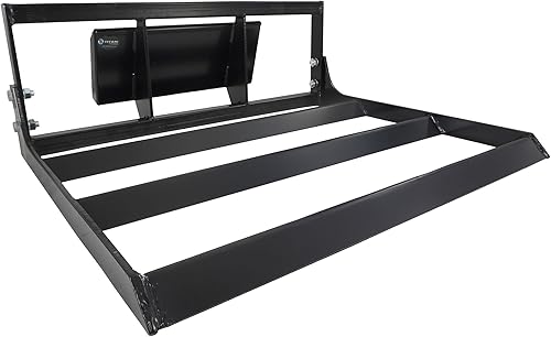 Miniatura 8 de Titan Attachments Mini minicargadora niveladora de tierra y accesorio para nivelador, montaje Toro Dingo, plano terrestre compacto para espacios