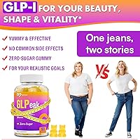 Vista 6 de GLP-I Gomitas probióticas GLP-I para mujeres y hombres, suplemento GLP-I 17 en 1 con probiótico Akkermania, gomitas de berberina GLP-I, gomitas