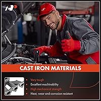 Vista 4 de A-Premium [L6 4.2L] Colector de escape con juntas, espárragos, tuercas, pernos, arandelas compatibles con Chevy Trailblazer, Trailblazer EXT y GMC