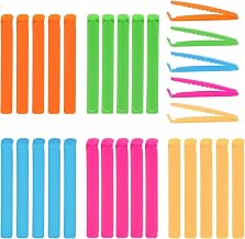 30 Pieces Food Sealing Clips, Plastic Bag Sealing Clips Food Clips Bag Clips for Food Storage Snacks Kitchen (11.5CM, 5 Colors)