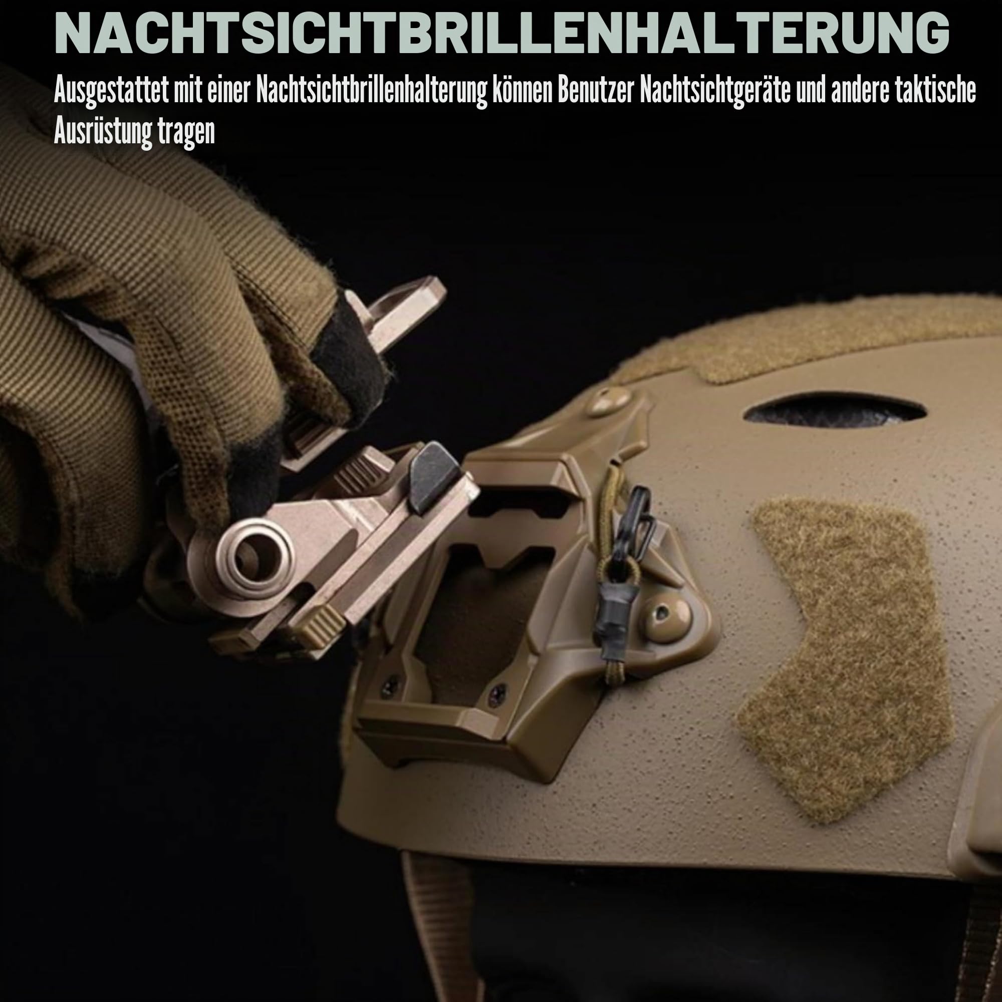 taktischer Fast SF High Cut Helm Sandgestrahlte Version Kopfhörergurtschlitze Reservemasken-Verbindungslöcher Airsoft CS-Spielhelme