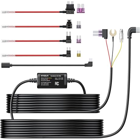 Kingslim H02 Dash Cam Hardwire Kit: Essential Accessory for Continuous Surveillance
