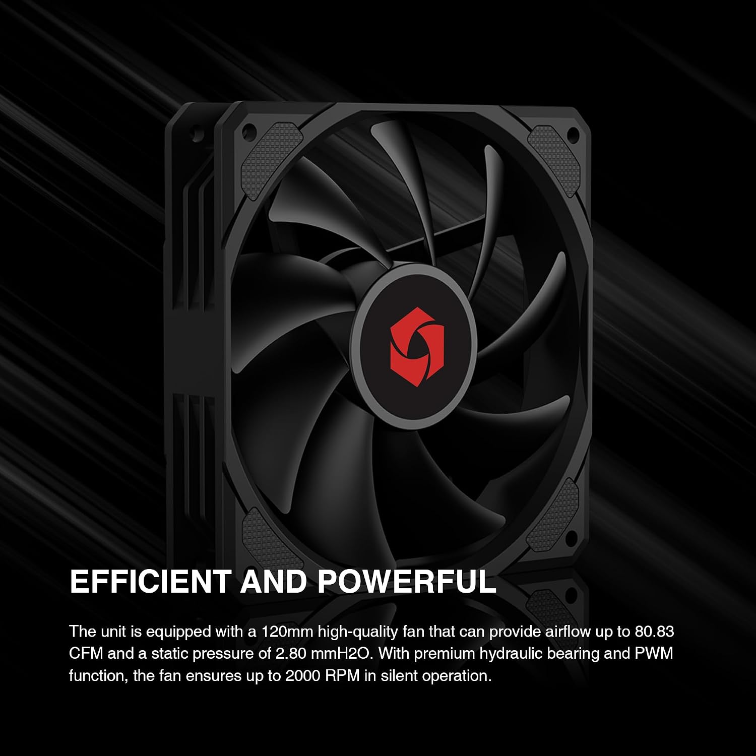 Rosewill CPU Air Cooler with Digital Display | 5 Copper Heat Pipes | Up to 2000 RPM Fan Speed | 120mm Hydraulic Bearing PWM Fan | Support LGA 1851/1700/1151/1150/1155/1156/1200 | AMD AM5/AM4