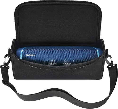 Miniatura 4 de Bolsa de mano para Sony SRS-XB43 Extra BASS inalámbrico Bluetooth potente altavoz portátil, SRS-XB43 bolsa de hombro resistente, bolsillo de