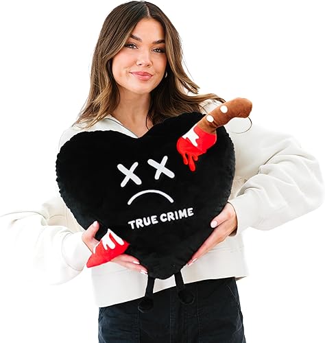 Miniatura 4 de Punchkins - Almohada de peluche True Crime - Grande divertido juego de palabras de elefante blanco lindo regalo de broma para el día de San