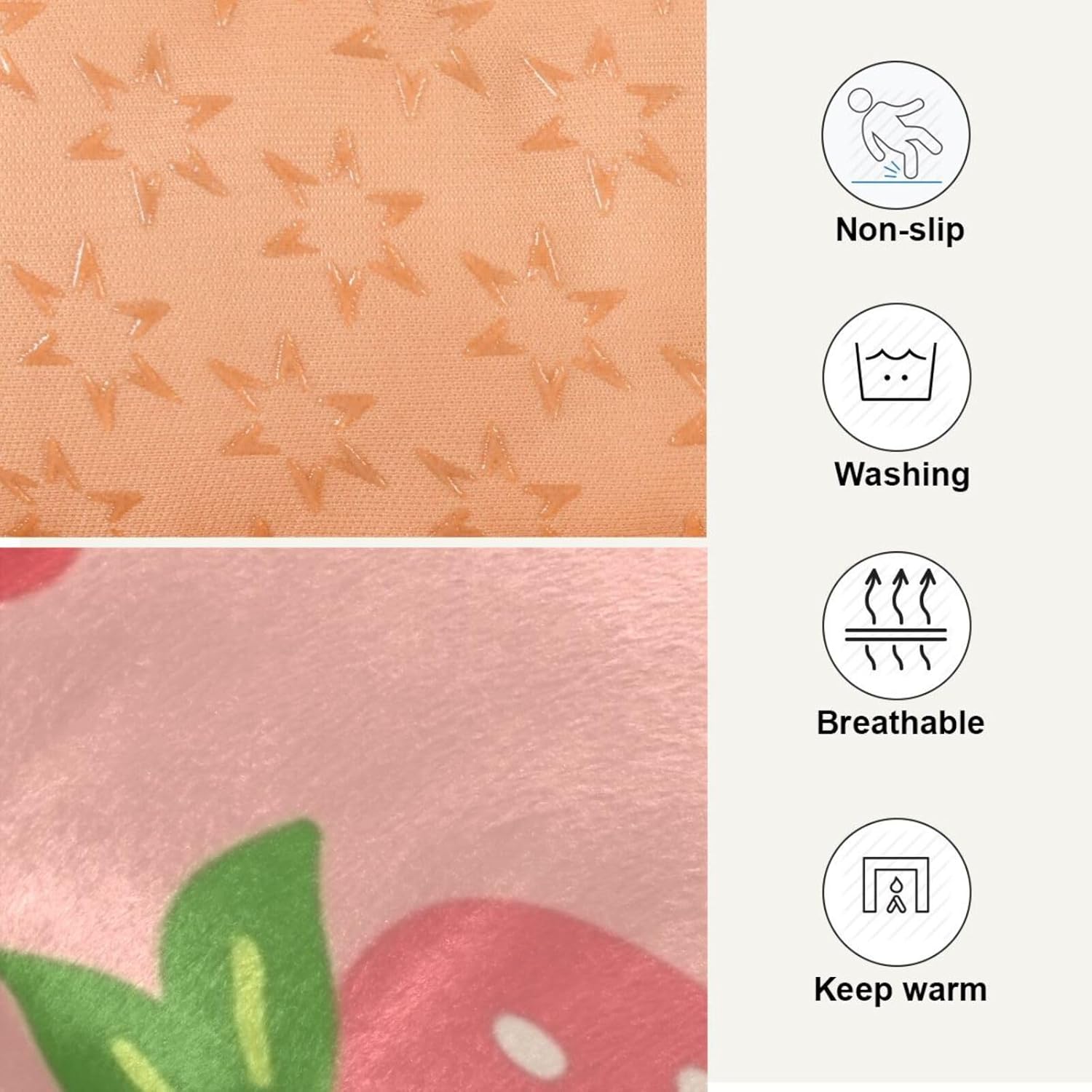 review xigua Strawberry Pet Bed, Soft Anti-Slip Dog Cat Bed Pet Mattress for Small Medium Large Dogs and Cats, 24 x 18 Inch