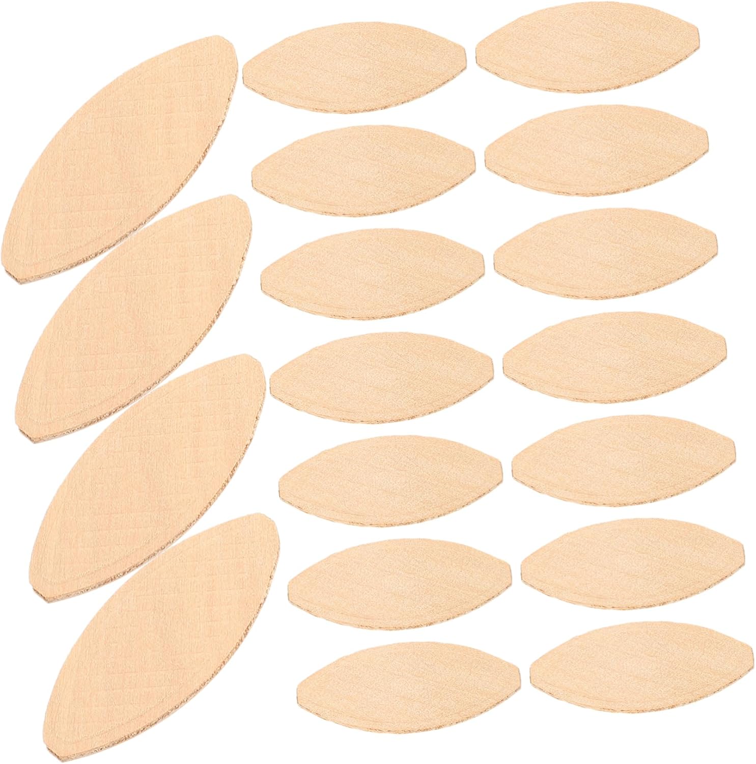 SOLUSTRE 100pcs Wood Joiner Biscuits for Woodworking Slotting Tool for Accurate Assembly Carpentry and Diy Projects Elegant Design Enhances Furniture Aesthetics