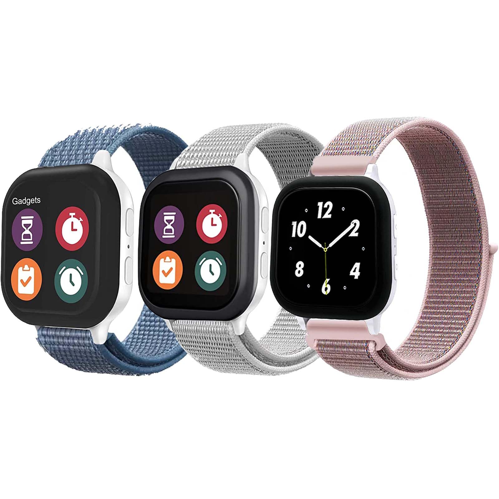 Sport Loop Band Compatible with Apple Watch Band 49mm 46mm 45mm 44mm 42mm 41mm 40mm 38mm Nylon Women Men Stretchy Elastic Braided Replacement