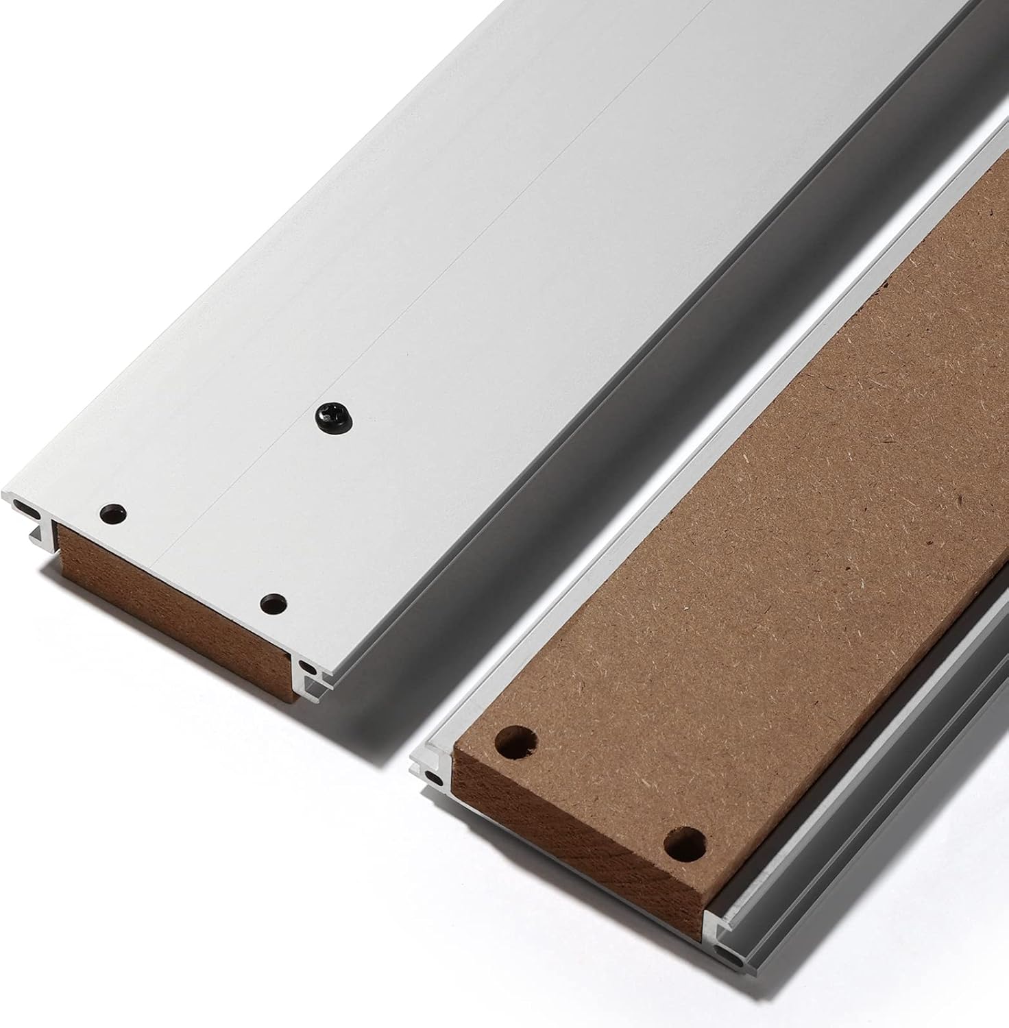 Genmitsu 6060 Aluminum & MDF Hybrid Spoilboard Table for CNC Router Machine PROVerXL 4030 to 6060 XY-Axis Extension Kit, 840 x 600 x 15mm (33.1''x 23.6''x 0.6'')