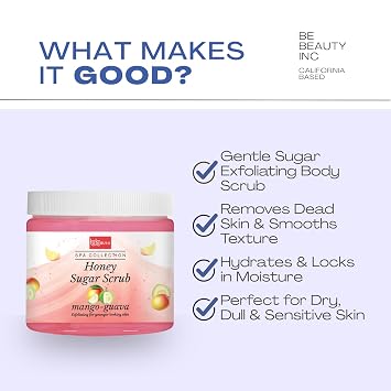 BeBeauty Be Beauty Mango Guava Honey Sugar Scrub 16 oz