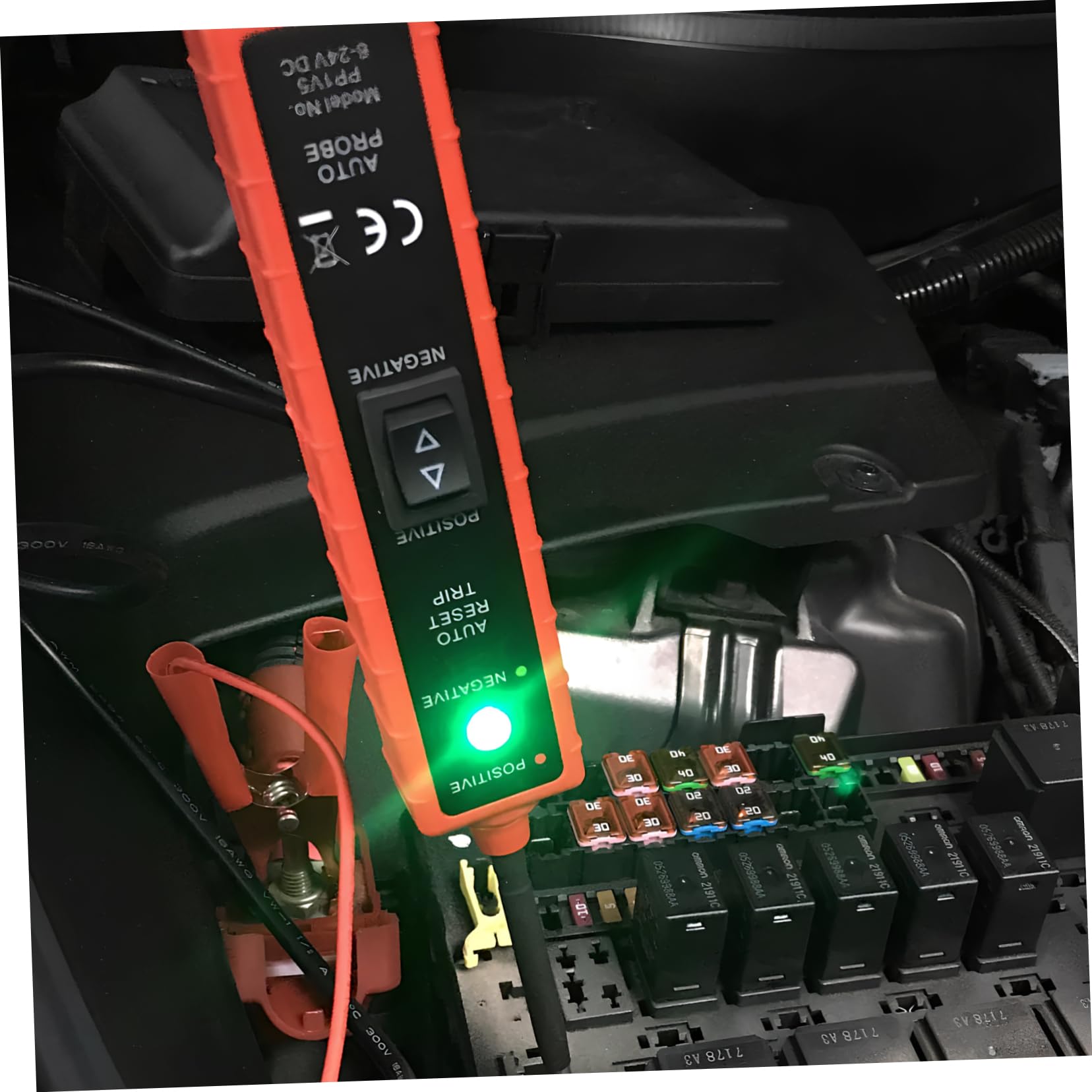 Probador de Circuitos Automotrices para Coche y Camión, Diagnóstico Rápido y Preciso, Mide Voltaje y Corriente, Dc 6-24v