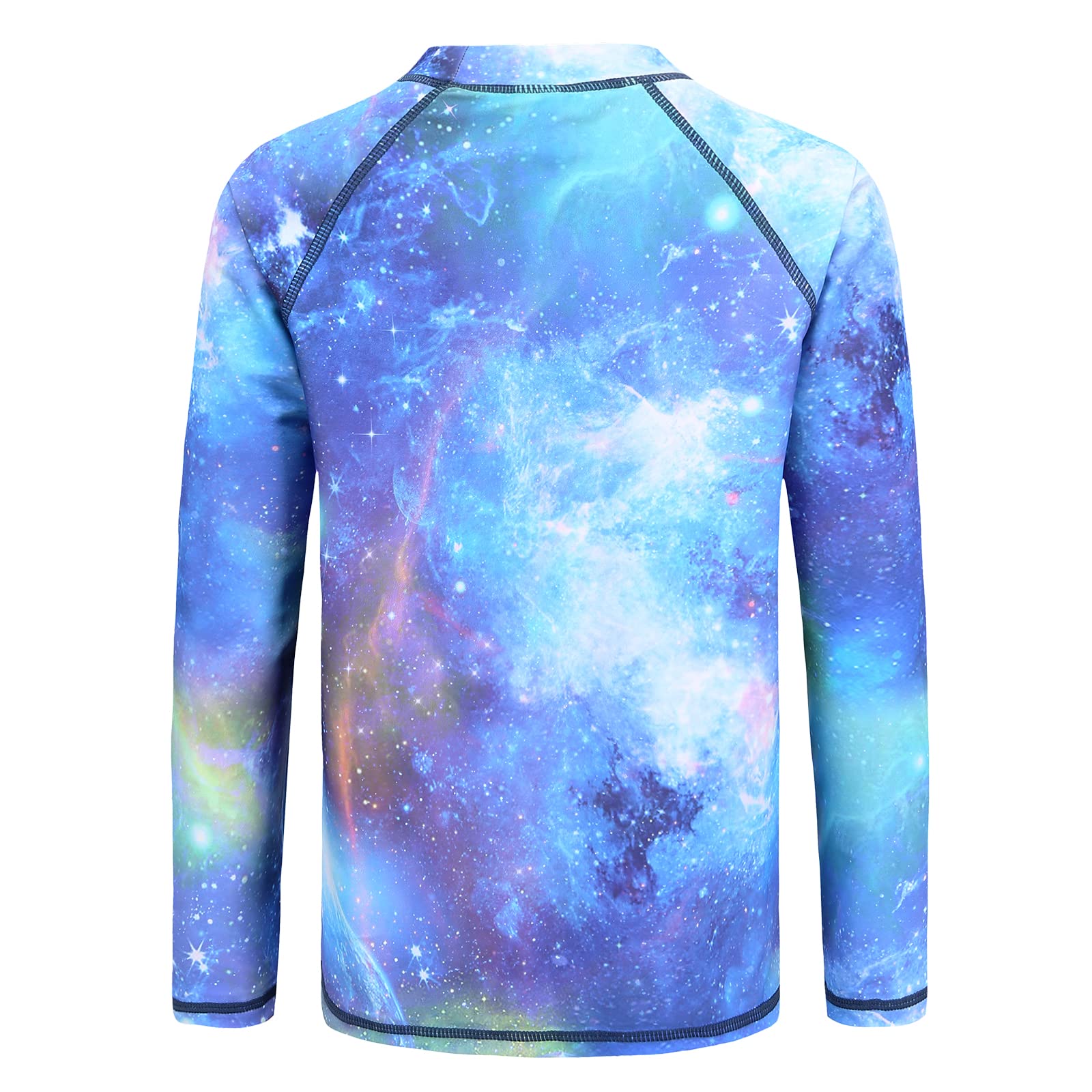 Aisyee T Shirt de Bain Anti UV Garcon à Manche Longue Maillot de Bain à séchage Rapide Enfant 5-16 Ans