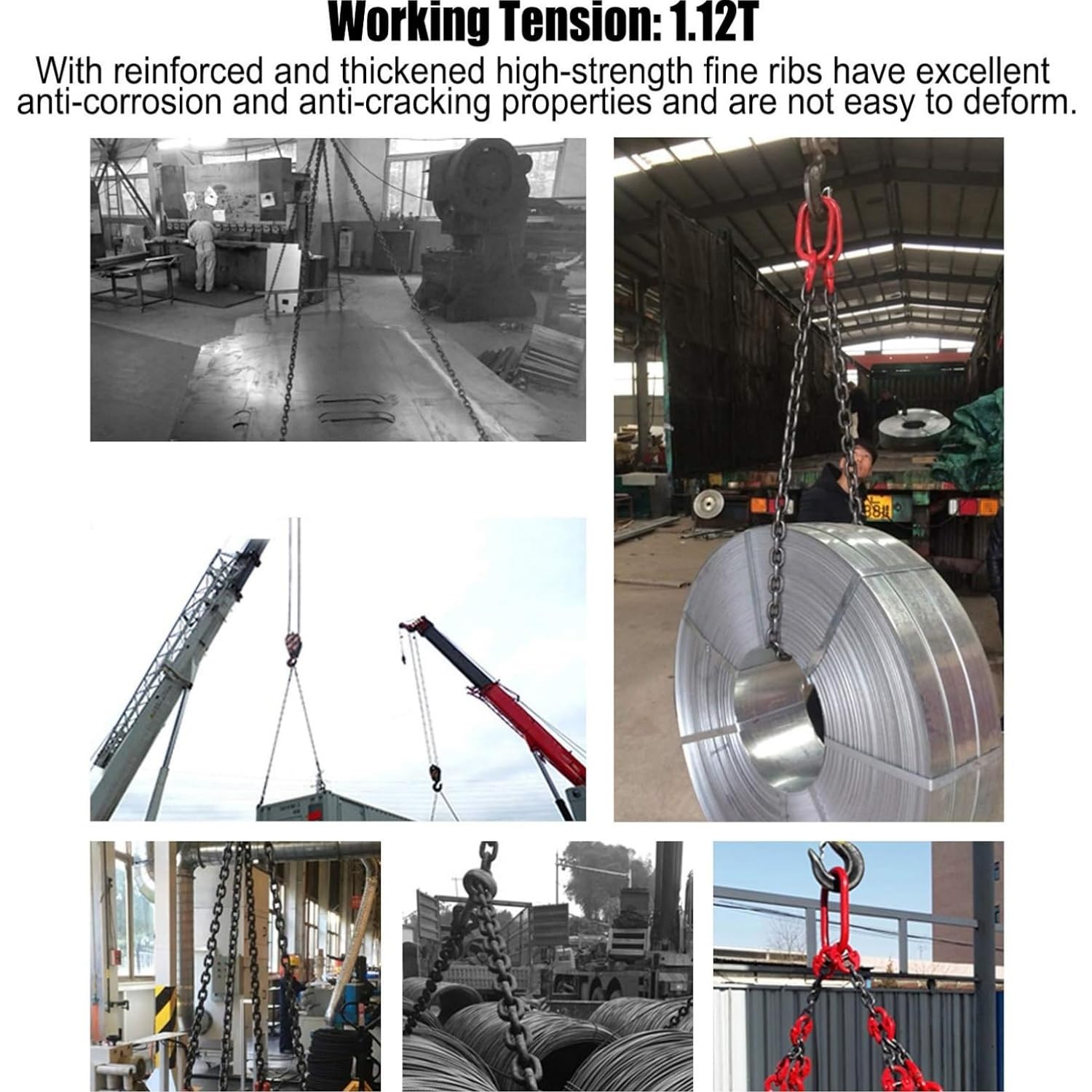 Gancio scorrevole, forcella, blocco di sicurezza, acciaio legato, 12.5T-31.5T, for sartiame(15T=33069 lbs)
