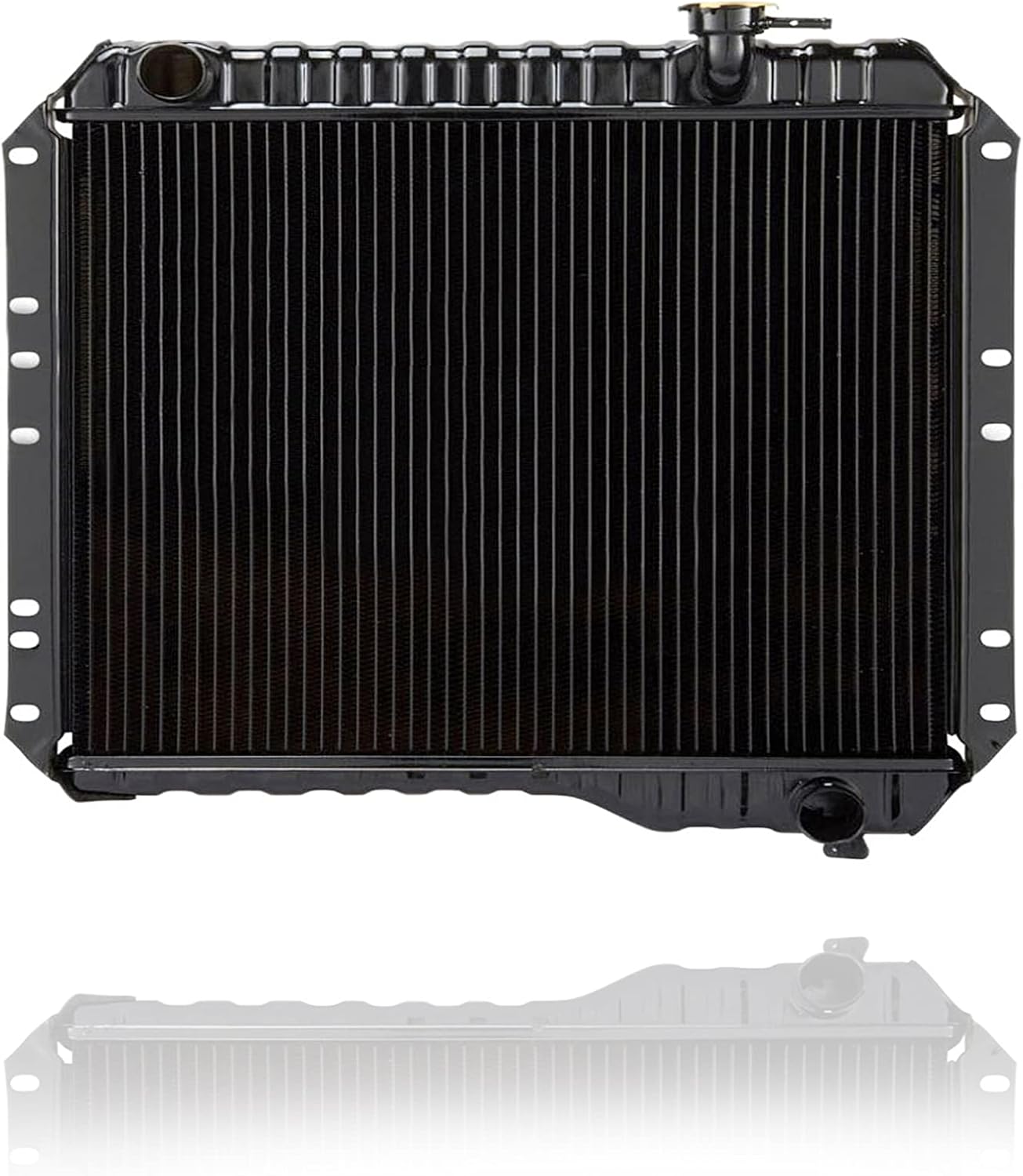 Radiator - CSF Compatible/Replacement for 180 70-80 Toyota Land Cruiser 8Cy 3.9L - Brass Tank Copper Core, 3-Row