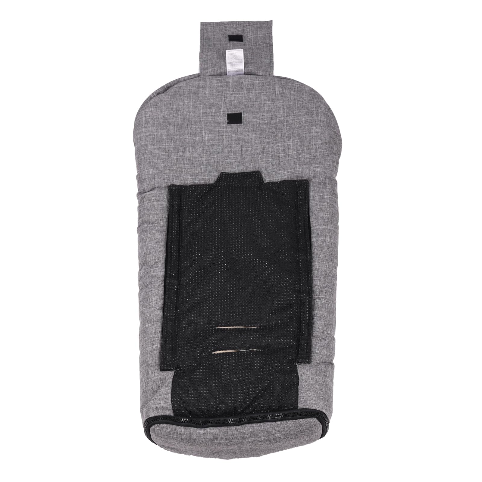 Saco de invierno para cochecito de bebé, saco de piel de cordero, conchas de bebé, bañeras y capazos suaves, hecho de piel médica repelente al viento y al agua (mezcla gris claro)