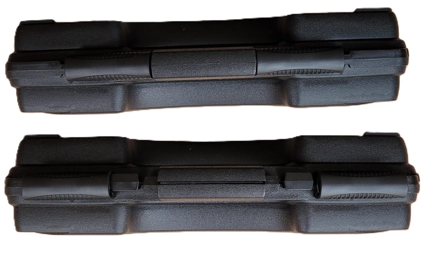 Genérico Maletín para Pistolas rigido Airsoft. CO2. Aire Comprimido. Estuche de Transporte con Interior Acolchado y Cierres de Seguridad